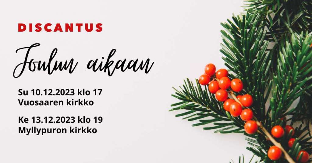 Discantuksen joulu 2023